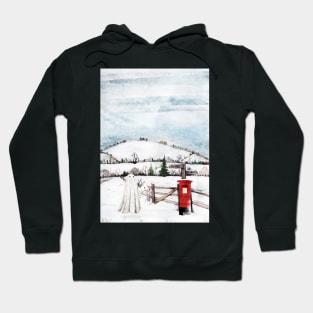 Snow Post On Sundays Hoodie